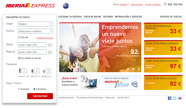 Iberia Express home